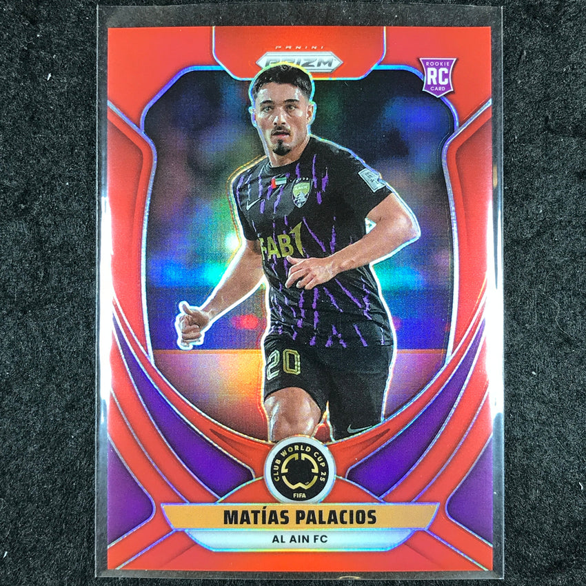 2025 Prizm FIFA Club World Cup MATIAS PALACIOS Rookie Red /199 #10