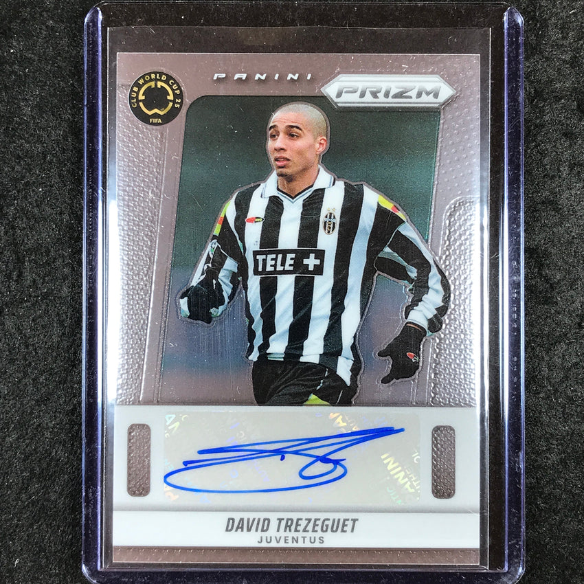 2025 Prizm FIFA Club World Cup DAVID TREZEGUET Flashback Autographs Base #DT
