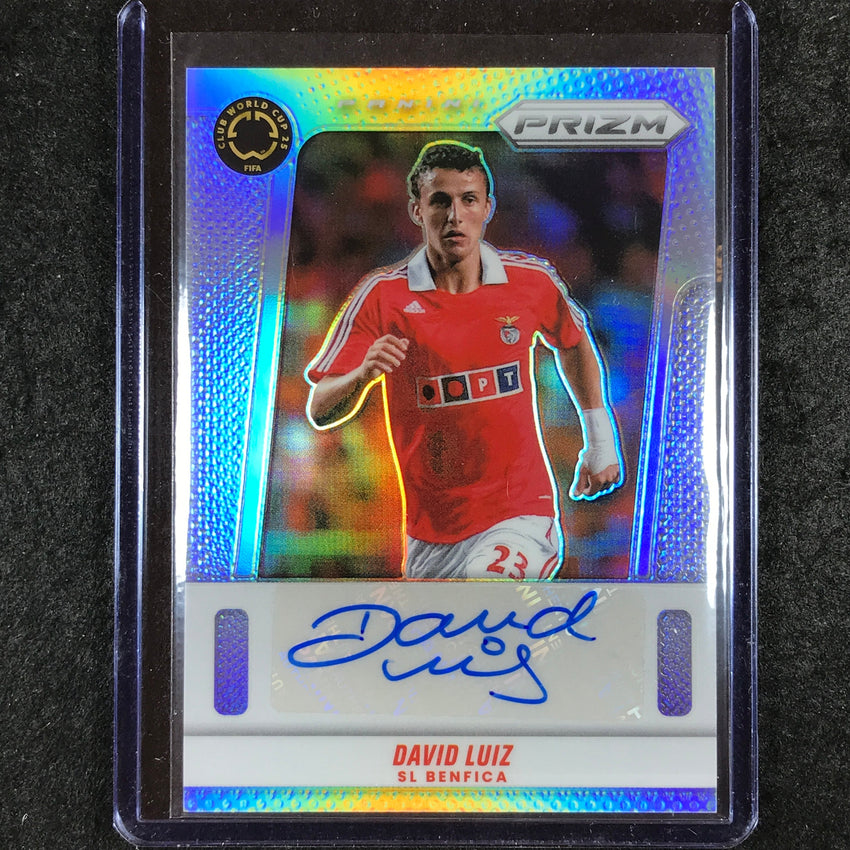 2025 Prizm FIFA Club World Cup DAVID LUIZ Flashback Autographs Silver 26/99