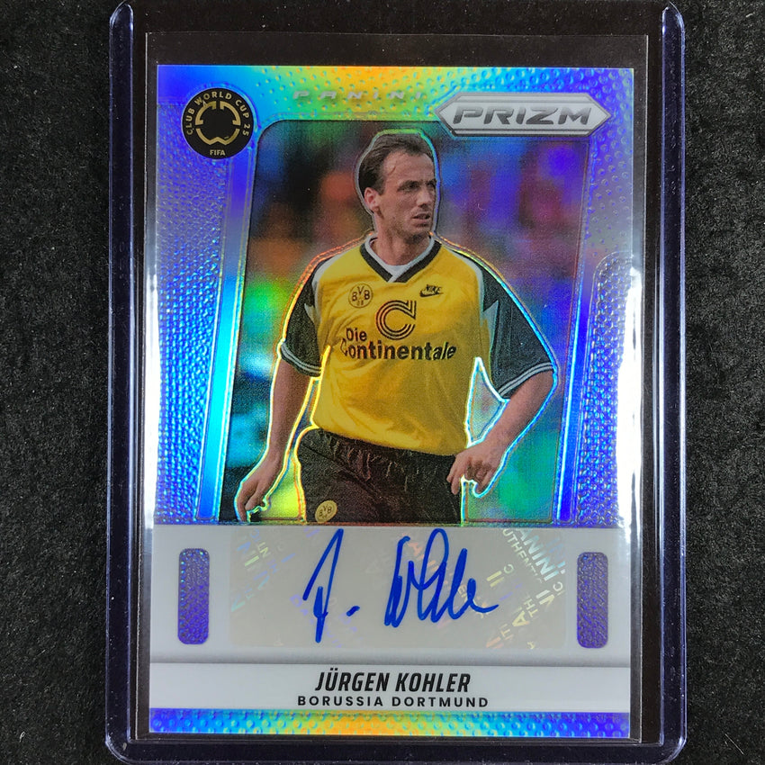 2025 Prizm FIFA Club World Cup JURGEN KOHLER Flashback Autographs Silver 4/99