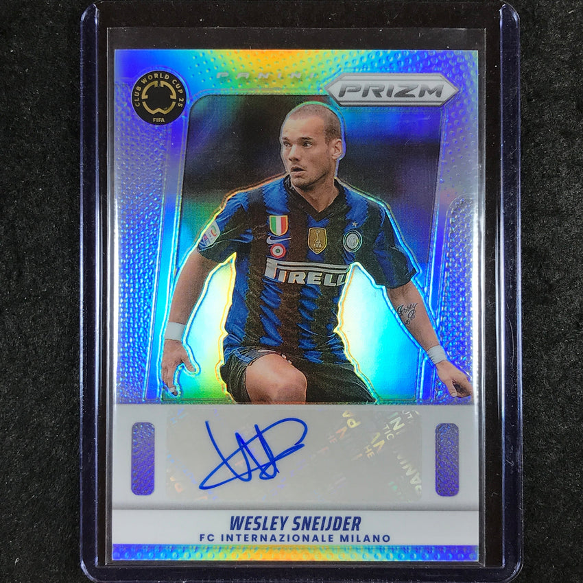 2025 Prizm FIFA Club World Cup WESLEY SNEIJDER Flashback Autographs Silver 52/99
