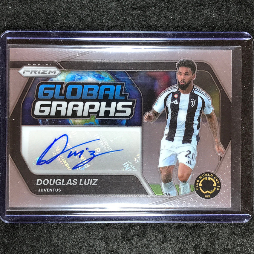 2025 Prizm FIFA Club World Cup DOUGLAS LUIZ Global Graphs Auto Base #DL