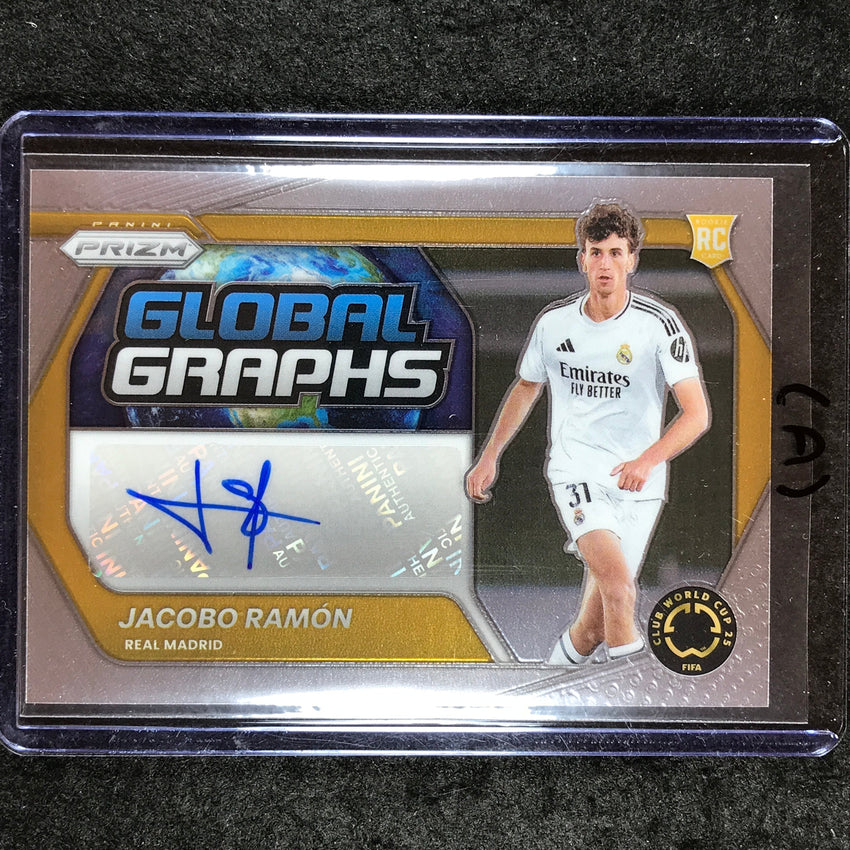 2025 Prizm FIFA Club World Cup JACOBO RAMON Global Graphs Rookie Auto #JR (A)