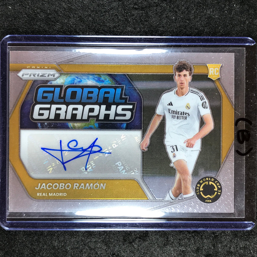 2025 Prizm FIFA Club World Cup JACOBO RAMON Global Graphs Rookie Auto #JR (B)