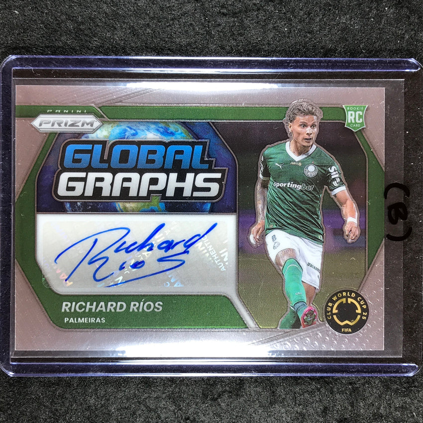 2025 Prizm FIFA Club World Cup RICHARD RIOS Global Graphs Rookie Auto #RR (B)