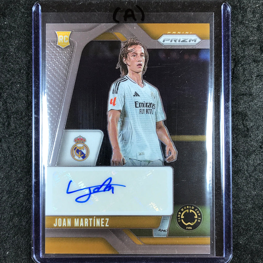 2025 Prizm FIFA Club World Cup JOAN MARTINEZ Signatures Rookie Auto Base #JM (A)