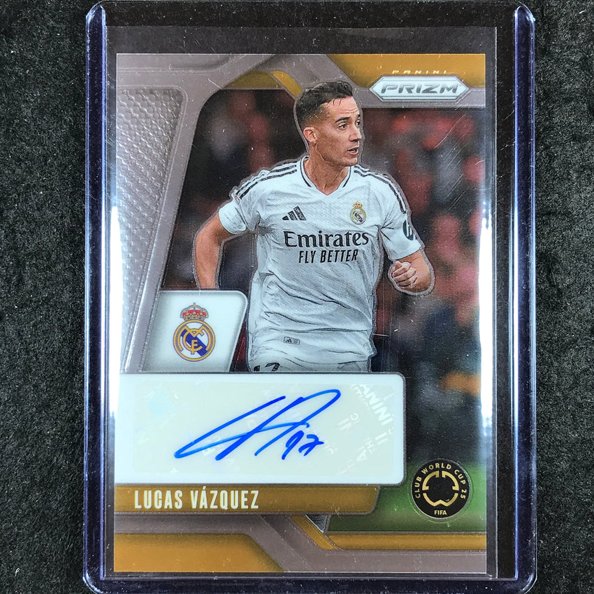 2025 Prizm FIFA Club World Cup LUCAS VAZQUEZ Signatures Auto Base #LV