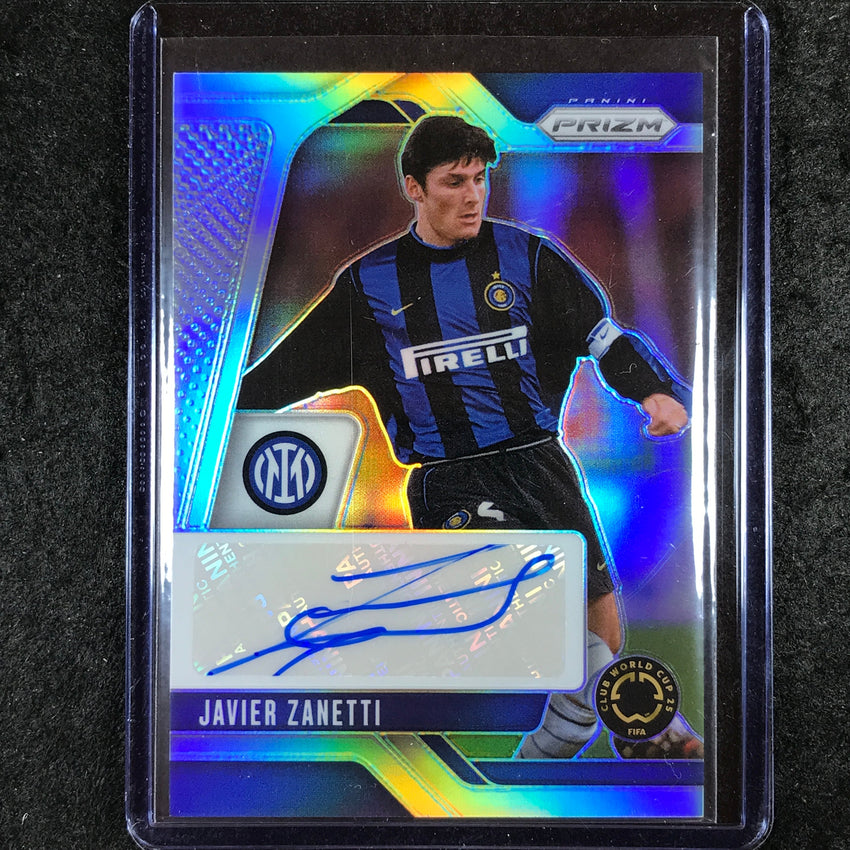 2025 Prizm FIFA Club World Cup JAVIER ZANETTI Signatures Auto Silver 87/99
