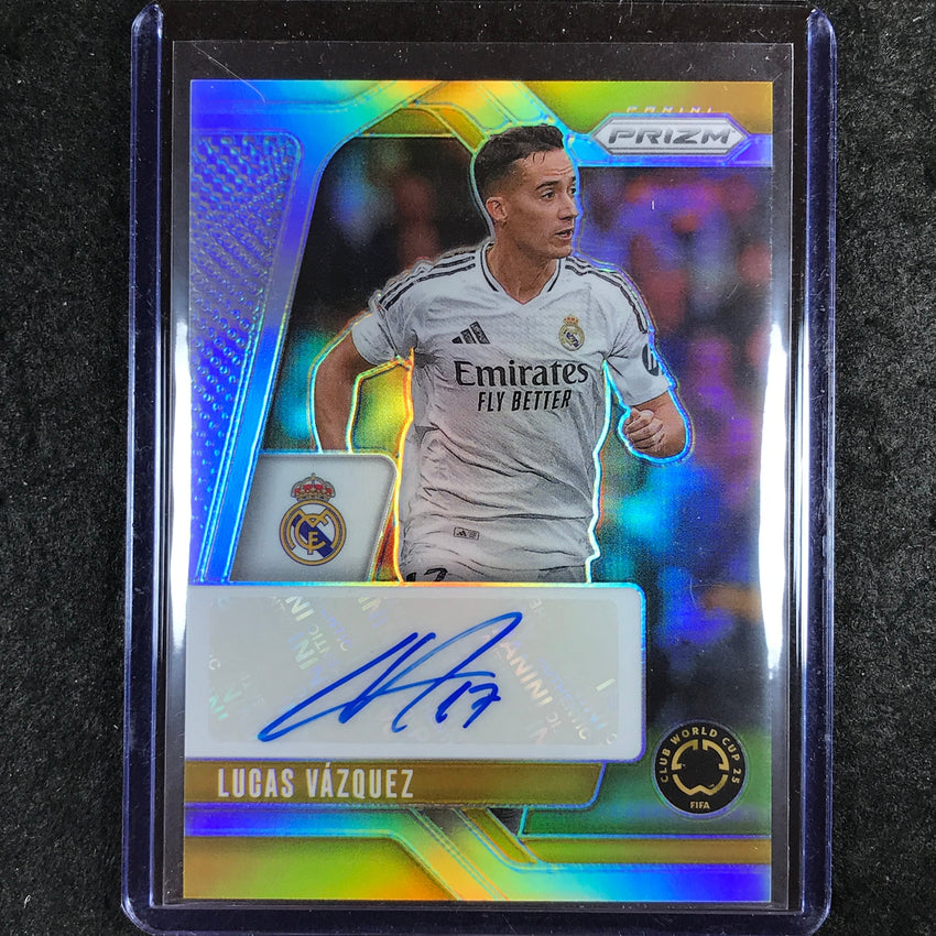 2025 Prizm FIFA Club World Cup LUCAS VAZQUEZ Signatures Auto Silver 7/99