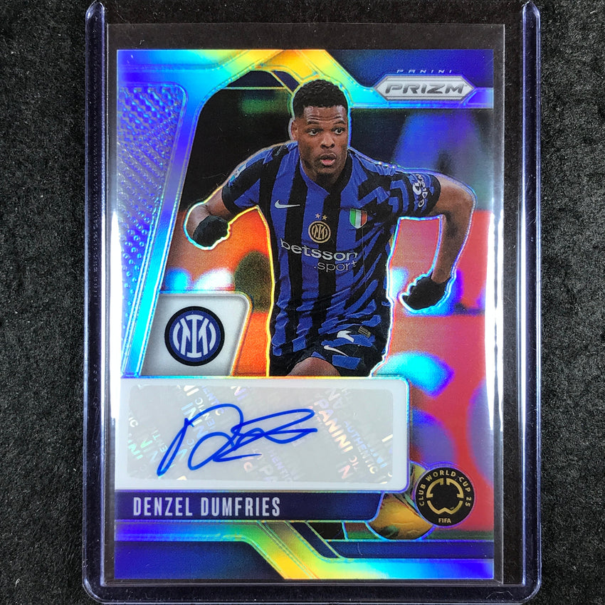 2025 Prizm FIFA Club World Cup DENZEL DUMFRIES Signatures Auto Silver 3/49