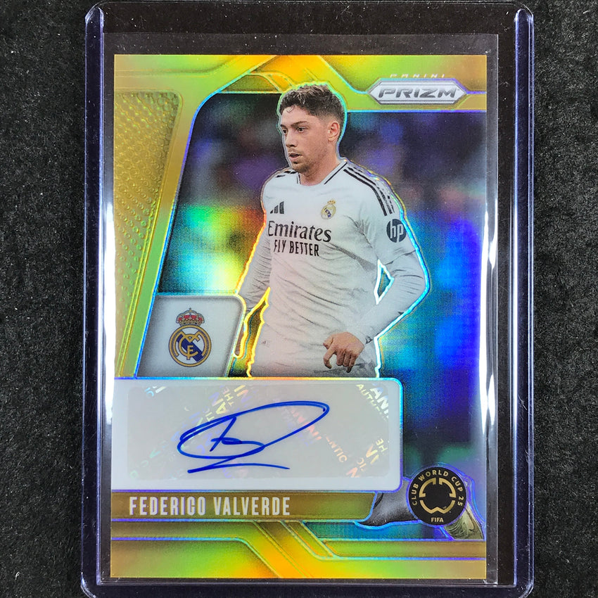 2025 Prizm FIFA Club World Cup FEDERICO VALVERDE Signatures Auto Gold 1/10
