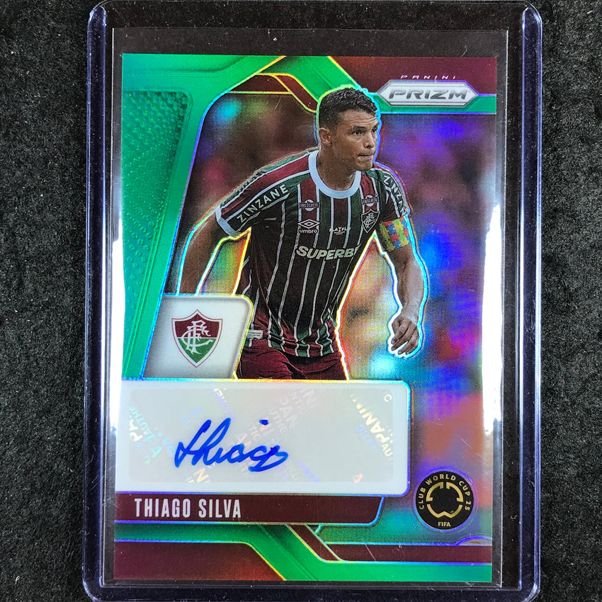 2025 Prizm FIFA Club World Cup THIAGO SILVA Signatures Auto Green 1/5
