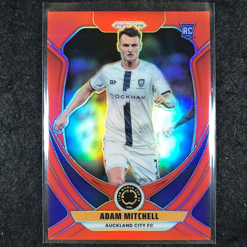 2025 Prizm FIFA Club World Cup ADAM MITCHELL Rookie Red /199 #28