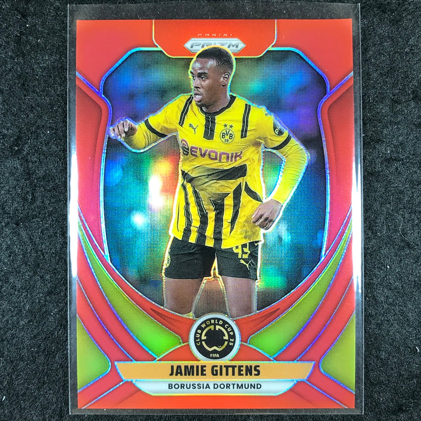 2025 Prizm FIFA Club World Cup JAMIE GITTENS Red /199 #44