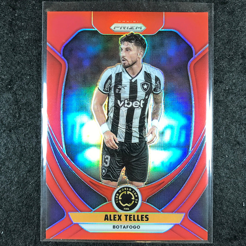 2025 Prizm FIFA Club World Cup ALEX TELLES Red /199 #56