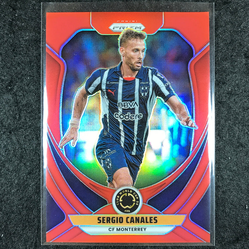 2025 Prizm FIFA Club World Cup SERGIO CANALES Red /199 #63