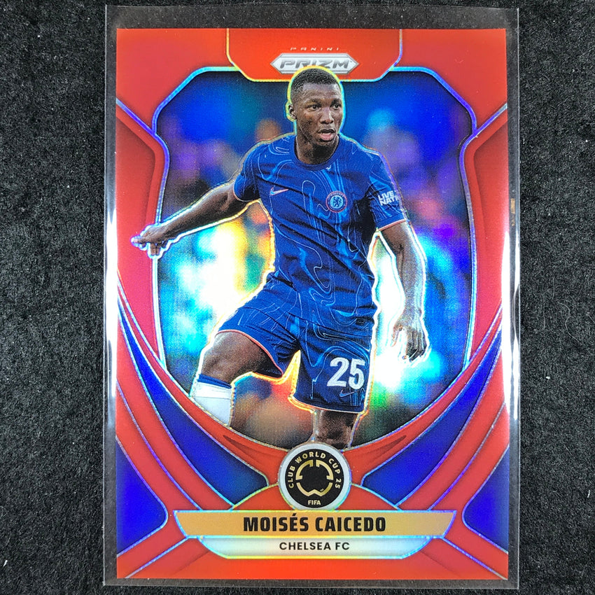 2025 Prizm FIFA Club World Cup MOISES CAICEDO Red /199 #70