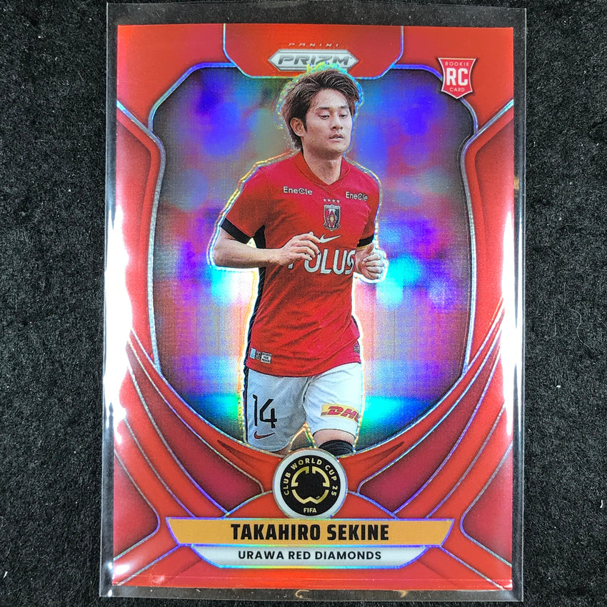 2025 Prizm FIFA Club World Cup TAKAHIRO SEKINE Rookie Red /199 #77