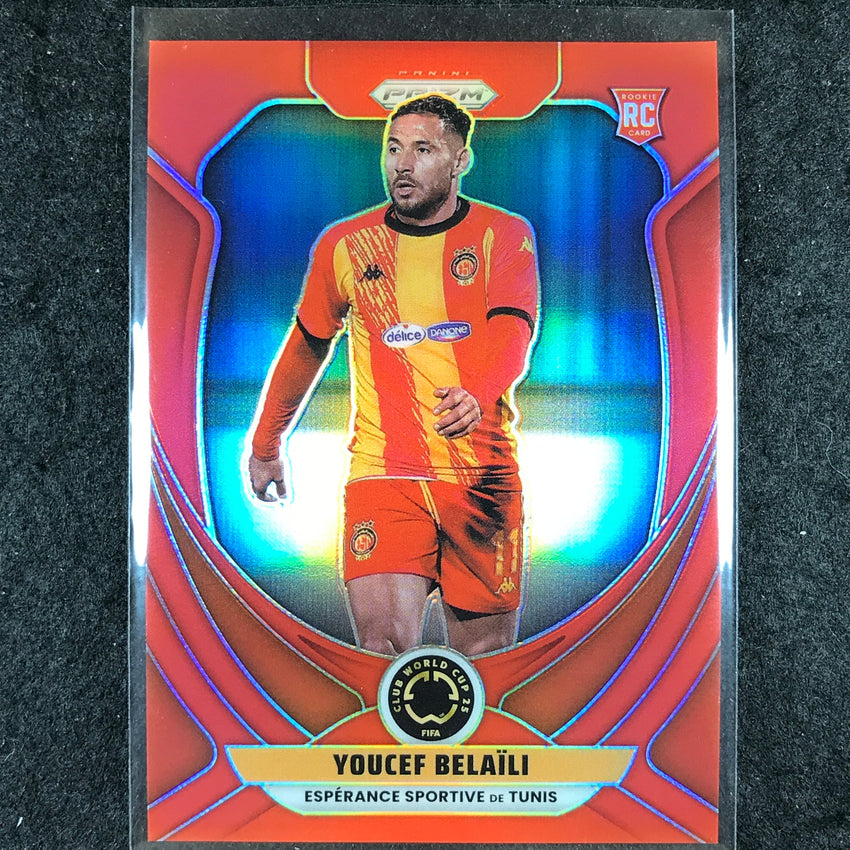 2025 Prizm FIFA Club World Cup YOUCEF BELAILI Rookie Red /199 #85