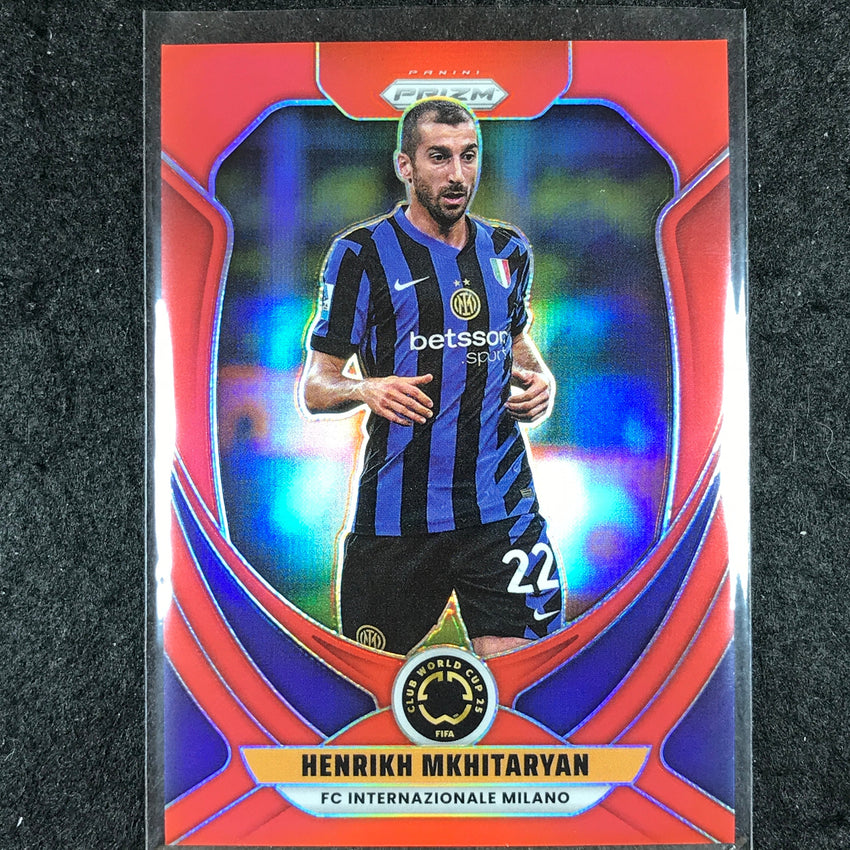 2025 Prizm FIFA Club World Cup HENRIKH MKHITARYAN Red /199 #90