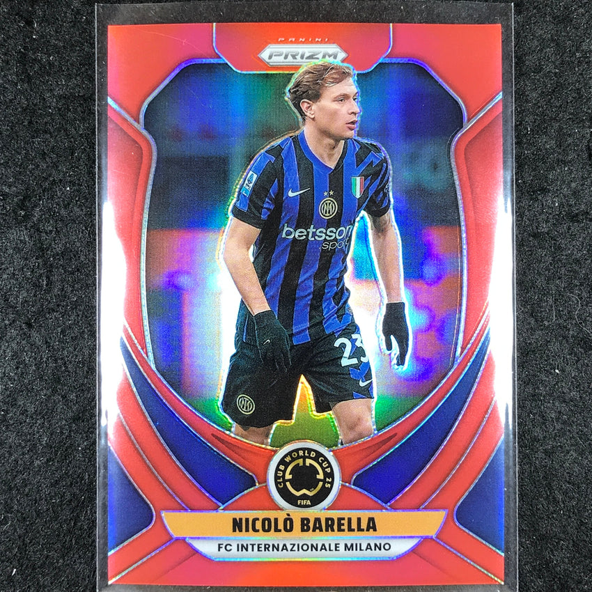 2025 Prizm FIFA Club World Cup NICOLO BARELLA Red /199 #93