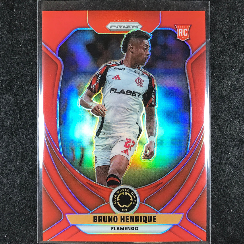 2025 Prizm FIFA Club World Cup BRUNO HENRIQUE Rookie Red /199 #104