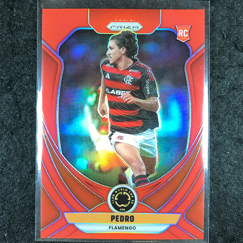 2025 Prizm FIFA Club World Cup PEDRO Rookie Red /199 #108