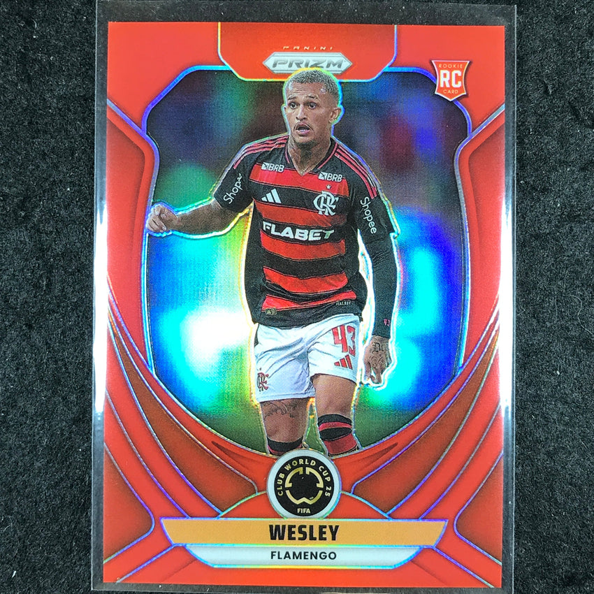 2025 Prizm FIFA Club World Cup WESLEY Rookie Red /199 #109