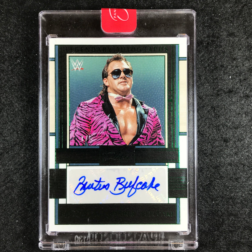 2024 Three Count WWE BRUTUS "THE BARBER" BEEFCAKE Legendary Autographs Green 1/5