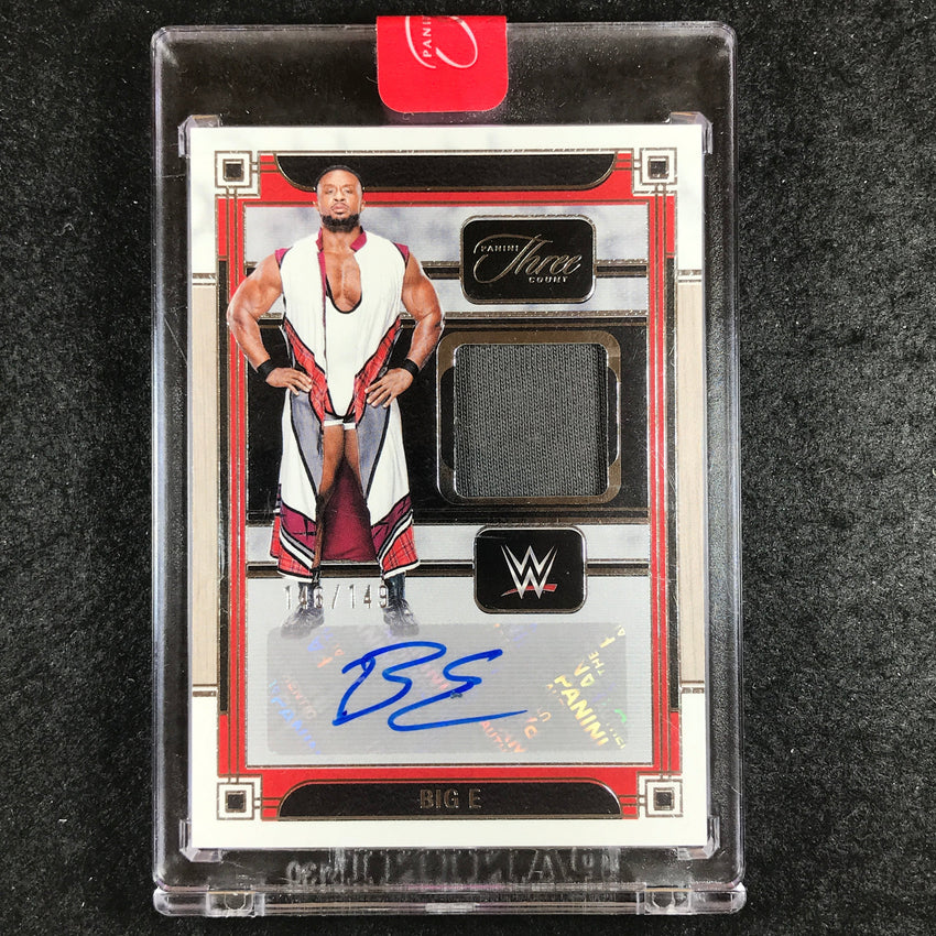2024 Three Count WWE BIG E Memorabilia Autograph Base 146/149