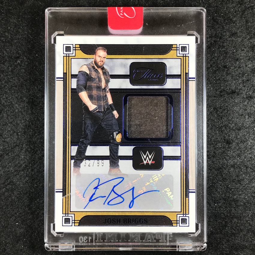 2024 Three Count WWE JOSH BRIGGS Memorabilia Autograph Blue 32/99