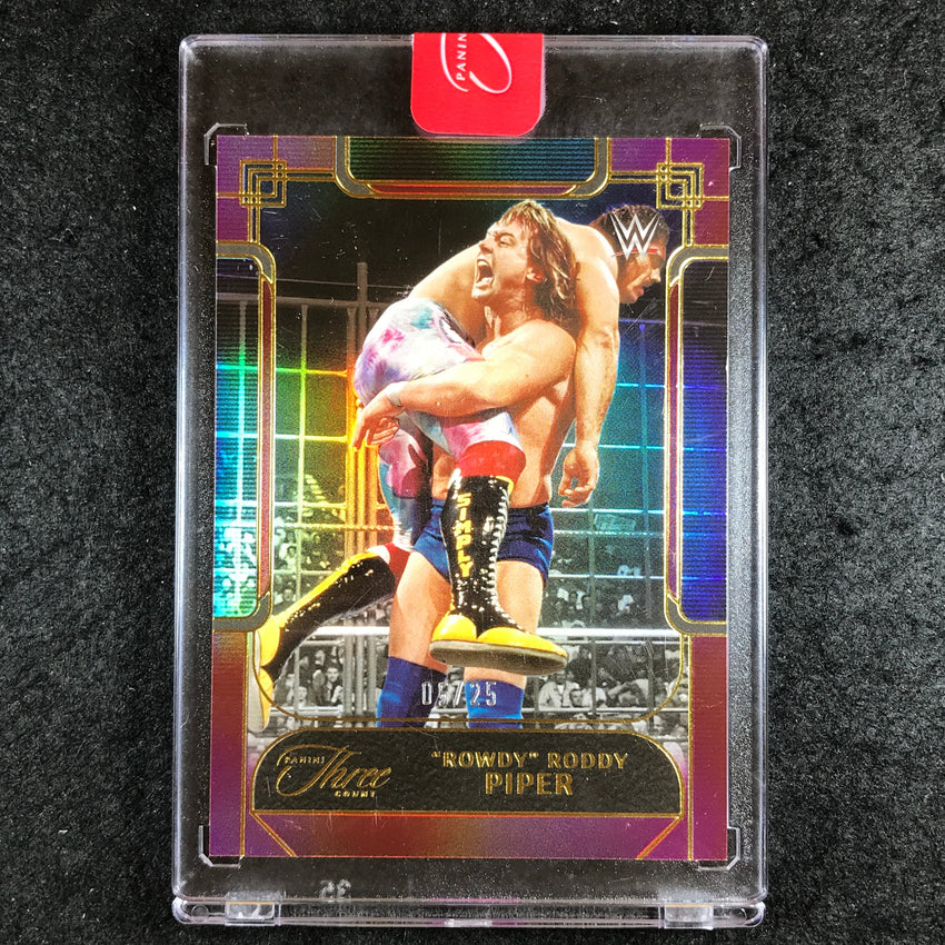 2024 Three Count WWE "ROWDY" RODDY PIPER Base Legends Red 5/25 #132