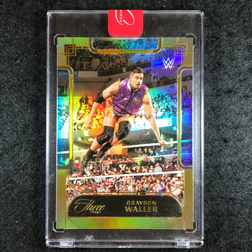 2024 Three Count WWE GRAYSON WALLER Base Gold 10/10 #3