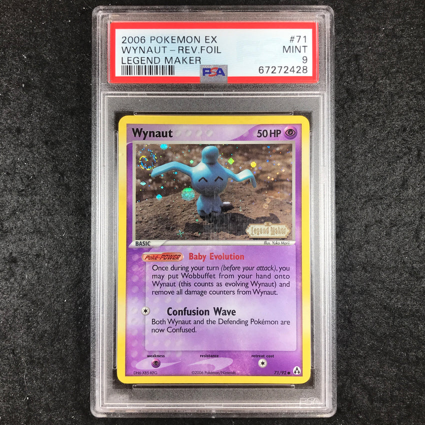 PSA 9 Wynaut - 71/92 - 2006 Holo Legend Maker 428