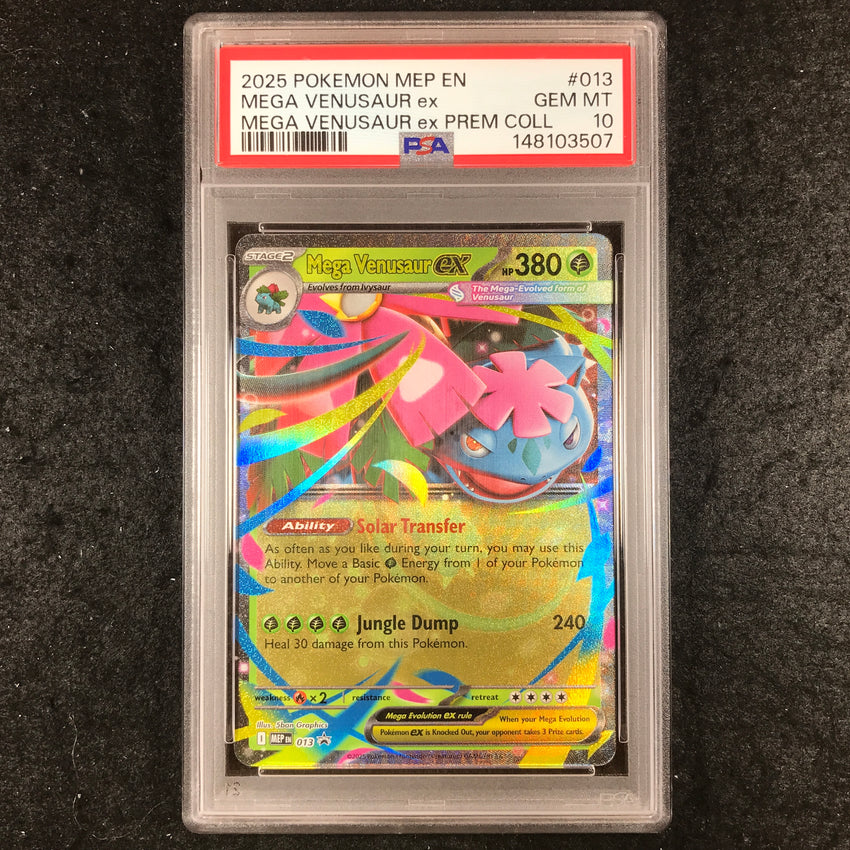 PSA 10 Mega Venusaur - 013 - 2025 Premium Collection Promo 507