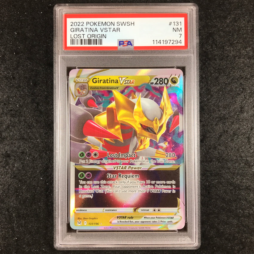 PSA 7 Giratina VSTAR - 131/196 - VSTAR Lost Origin 294