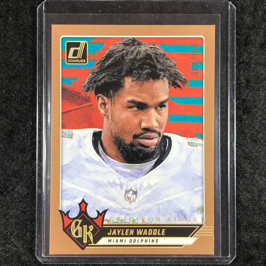 2024 Donruss Football JAYLEN WADDLE Gridiron Kings Studio Series 60/100