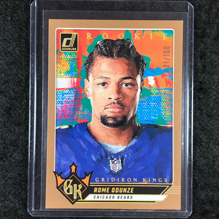 2024 Donruss Football ROME ODUNZE Rookie Gridiron Kings Studio Series 21/100