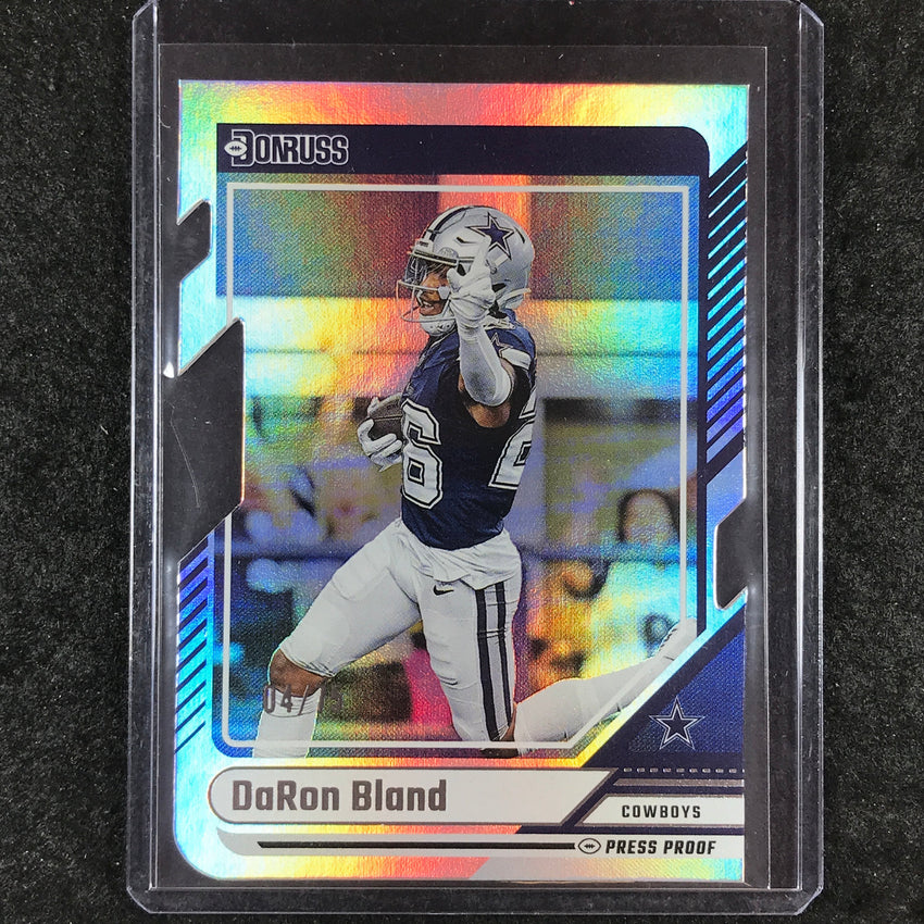 2024 Donruss Football DARON BLAND Silver Press Proof Die-Cut 4/75