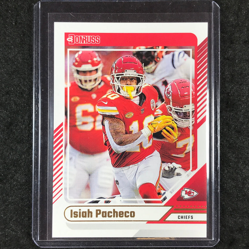 2024 Donruss Football ISIAH PACHECO Base Canvas SSP #27