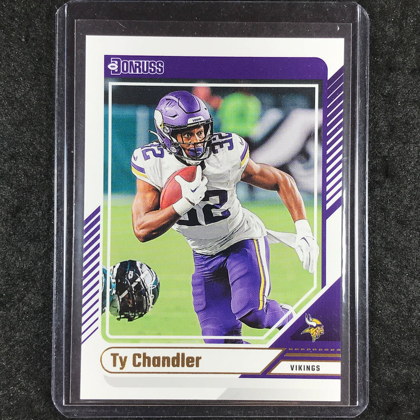 2024 Donruss Football TY CHANDLER Base Canvas SSP #248