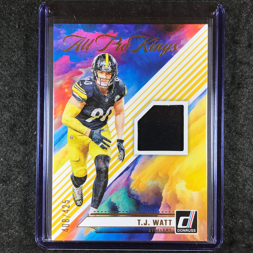 2024 Donruss Football T.J. WATT All Pro Kings Jersey Relic 408/425
