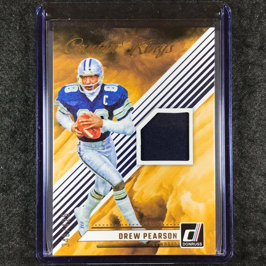 2024 Donruss Football DREW PEARSON Canton Kings Jersey Relic 346/425