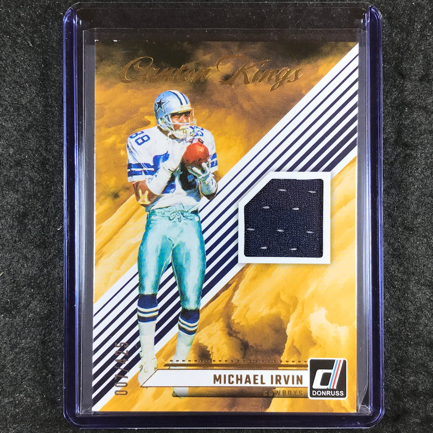 2024 Donruss Football MICHAEL IRVIN Canton Kings Jersey Relic 7/425
