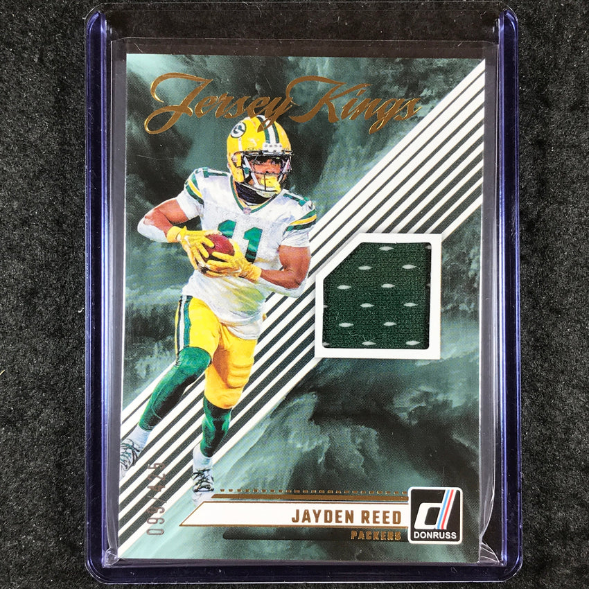 2024 Donruss Football JAYDEN REED Jersey Kings Jersey Relic 99/425