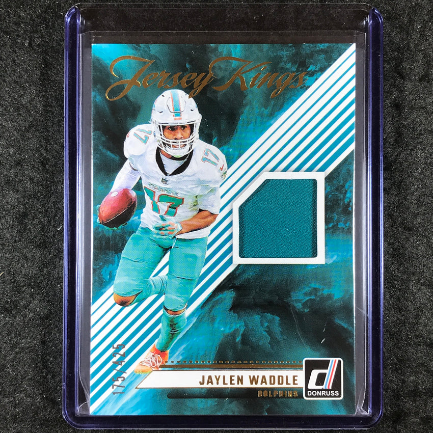 2024 Donruss Football JAYLEN WADDLE Jersey Kings Jersey Relic 175/425