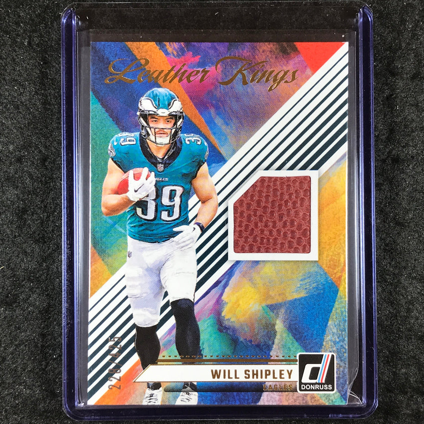 2024 Donruss Football WILL SHIPLEY Leather Kings Football Relic 228/425