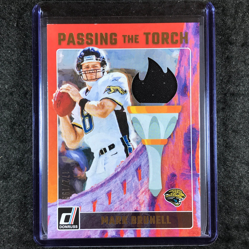 2024 Donruss Football BRUNELL TREVOR LAWRENCE Passing the Torch Jersey 172/199