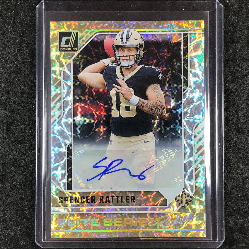 2024 Donruss Football SPENCER RATTLER Elite Series Rookies Auto 89/99