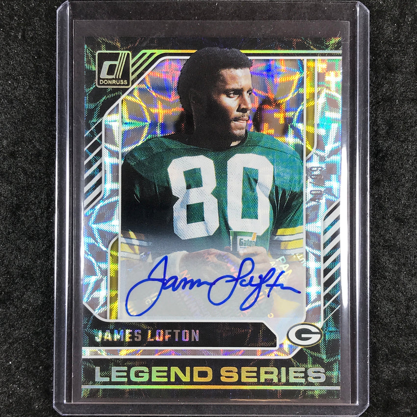 2024 Donruss Football JAMES LOFTON Legend Series Auto 40/99